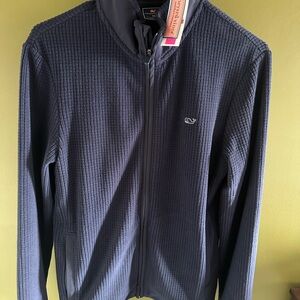 Vineyard Vines Dark Blue Textured Jacket
